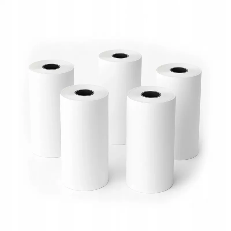 LOVEINSTANT biele samolepiace papierové etikety 5x rolka 3,5 m pre Love Instant X6 / S1 / Phomemo T02 / M02x