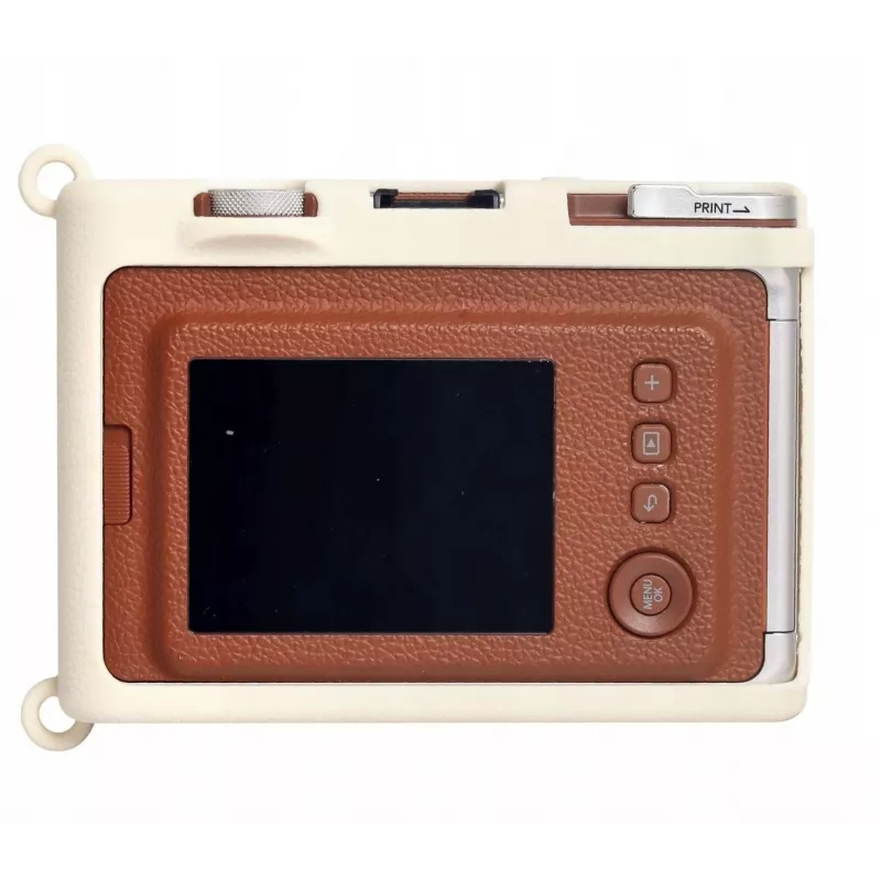 LOVEINSTANT silikónové puzdro pre Fujifilm Instax Mini Evo - biele