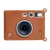 LOVEINSTANT silikónové ochranné puzdro pre Fujifilm Instax Mini Evo - hnedé