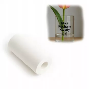LOVEINSTANT Transparentný termálny samolepiaci papierový kotúč 3,5m pre Love Instant X6 / S1 / Phomemo T02 / M02x