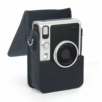 LOVEINSTANT Puzdro obal taška pre Fujifilm Instax Mini Evo čierne / vertikálne