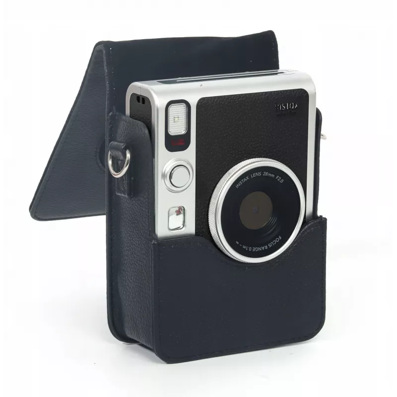 LOVEINSTANT Puzdro obal taška pre Fujifilm Instax Mini Evo čierne / vertikálne