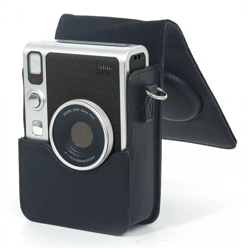LOVEINSTANT Puzdro obal taška pre Fujifilm Instax Mini Evo čierne / vertikálne
