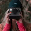 LOVEINSTANT hliníková krytka objektívu pre Polaroid Now Now+ čierna