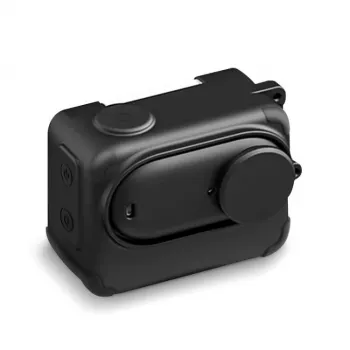 PULUZ silikónové ochranné puzdro s krytkou objektívu pre Insta360 GO 3 / GO 3S - čierne (PU772B)