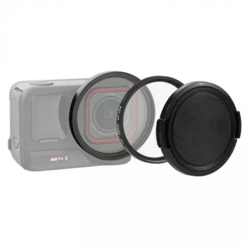PULUZ 3-in-1 UV filter adaptér kit 52mm krytka objektívu pre Insta360 Ace Pro 2 / PU770B