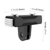 PULUZ magnetický quick release držiak pre Insta360 X5 / X4 Air / Ace Pro 2 / PU771B
