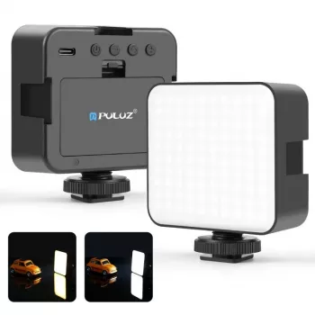 PULUZ LED video svetlo 100 LED 5W Bi-Color 2900-6500K USB-C 1/4 inch skrutkový držiak pre kameru/telefón PU4141B