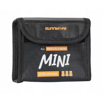 SUNNYLIFE ohňovzdorné puzdro na batérie pre 3x DJI Mini 5/4/3 Pro Mini 3 batérie N5p-dc085-3