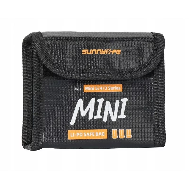 SUNNYLIFE ohňovzdorné puzdro na batérie pre 3x DJI Mini 5/4/3 Pro Mini 3 batérie N5p-dc085-3