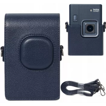 LOVEINSTANT Ochranné puzdro pre Fujifilm Instax Mini LiPlay+, Navy Blue