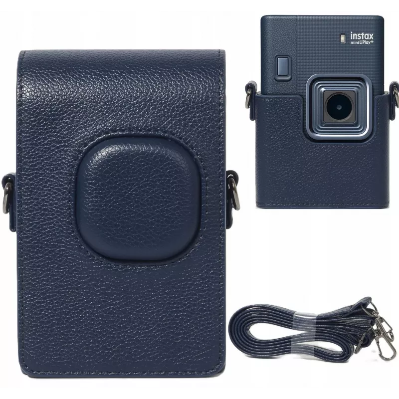 LOVEINSTANT Ochranné puzdro pre Fujifilm Instax Mini LiPlay+, Navy Blue