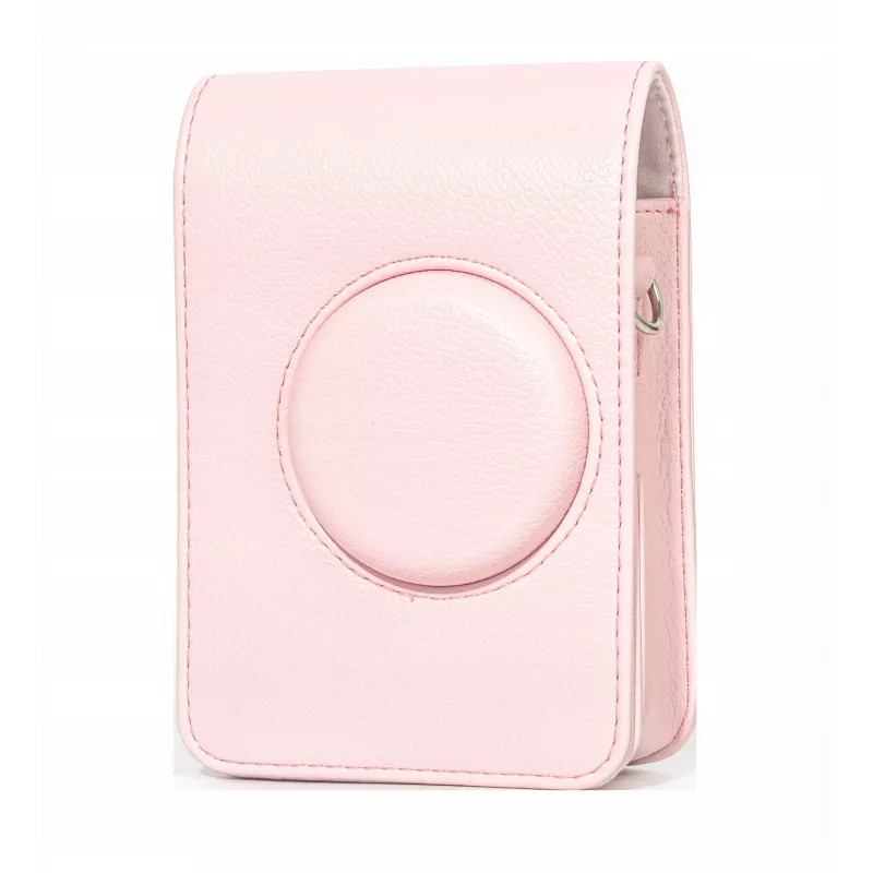 LOVEINSTANT puzdro obal taška kryt pre Fujifilm Instax Mini Evo ružová vertikálna