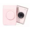 LOVEINSTANT puzdro obal taška kryt pre Fujifilm Instax Mini Evo ružová vertikálna