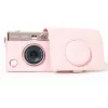 LOVEINSTANT ochranné puzdro taška pre Fujifilm Instax Mini Evo - ružová / horizontálna