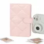 LOVEINSTANT album pre 108 fotografií kompatibilný s Fujifilm Instax Mini 12 40 11 9 8 7 Evo Liplay Link / prešívaný ružový