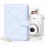 LOVEINSTANT fotoalbum na 108 fotografií kompatibilný s Fujifilm Instax Mini 12 40 11 9 8 7 Evo LiPlay Link, modrý prešívaný