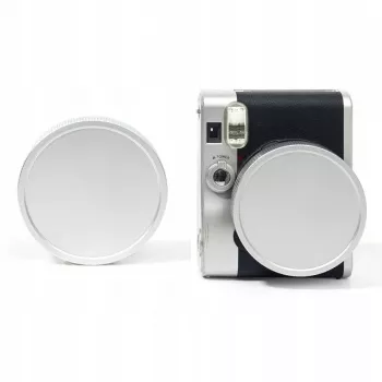 LOVEINSTANT ochranná krytka objektívu pre Fujifilm Instax Mini 90 Neo Classic - strieborná
