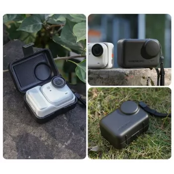 SUNNYLIFE puzdro s tvrdou škrupinou pre kameru Insta360 GO Ultra - čierne (GU-SN135-D)