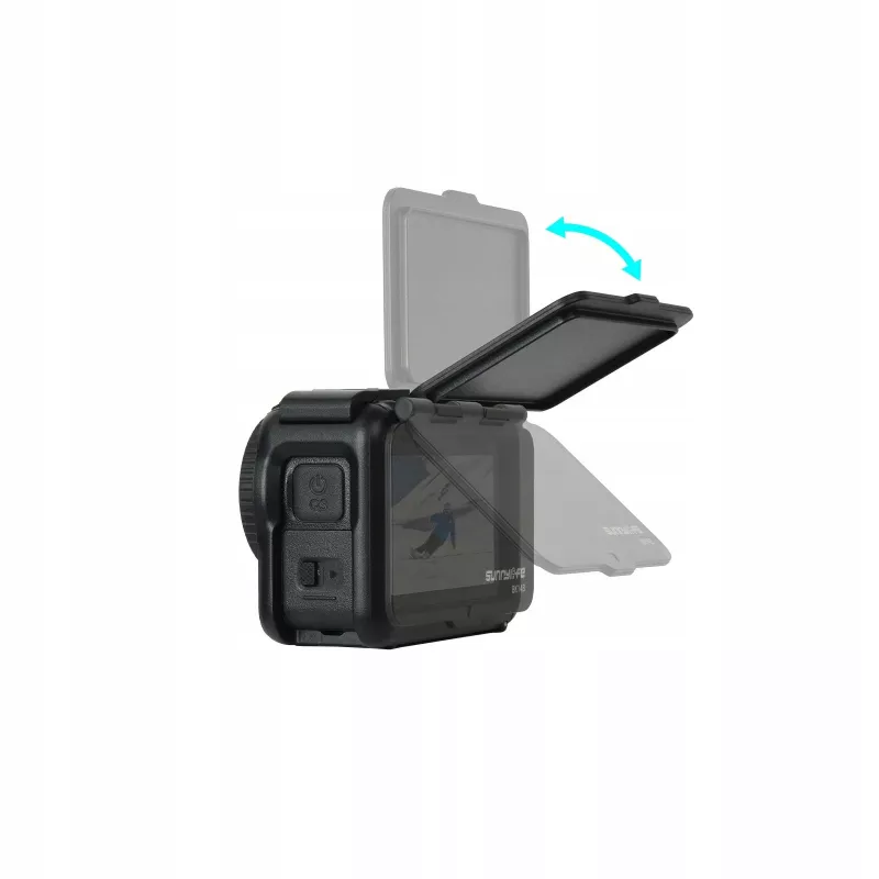 SUNNYLIFE rámový držiak + slnečná clona pre DJI Osmo Action 6 / OA6-BK143-D