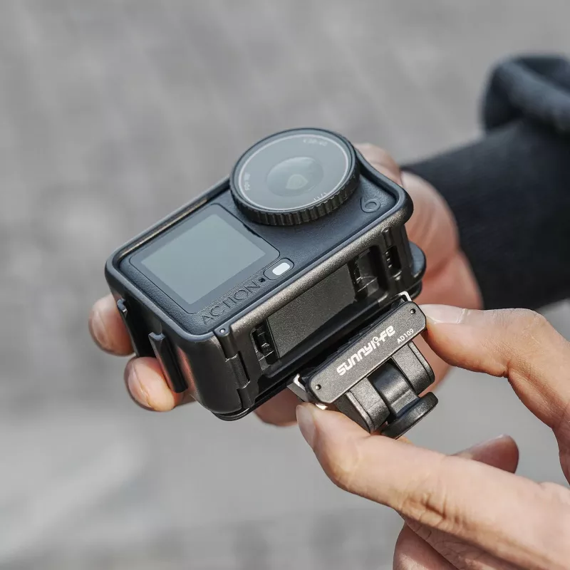 SUNNYLIFE rámový držiak + slnečná clona pre DJI Osmo Action 6 / OA6-BK143-D