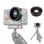 PULUZ širokouhlý objektív FOV Boost 185° pre DJI Osmo Action 6 / HD sklo / PU1103