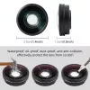 PULUZ širokouhlý objektív FOV Boost 185° pre DJI Osmo Action 6 / HD sklo / PU1103