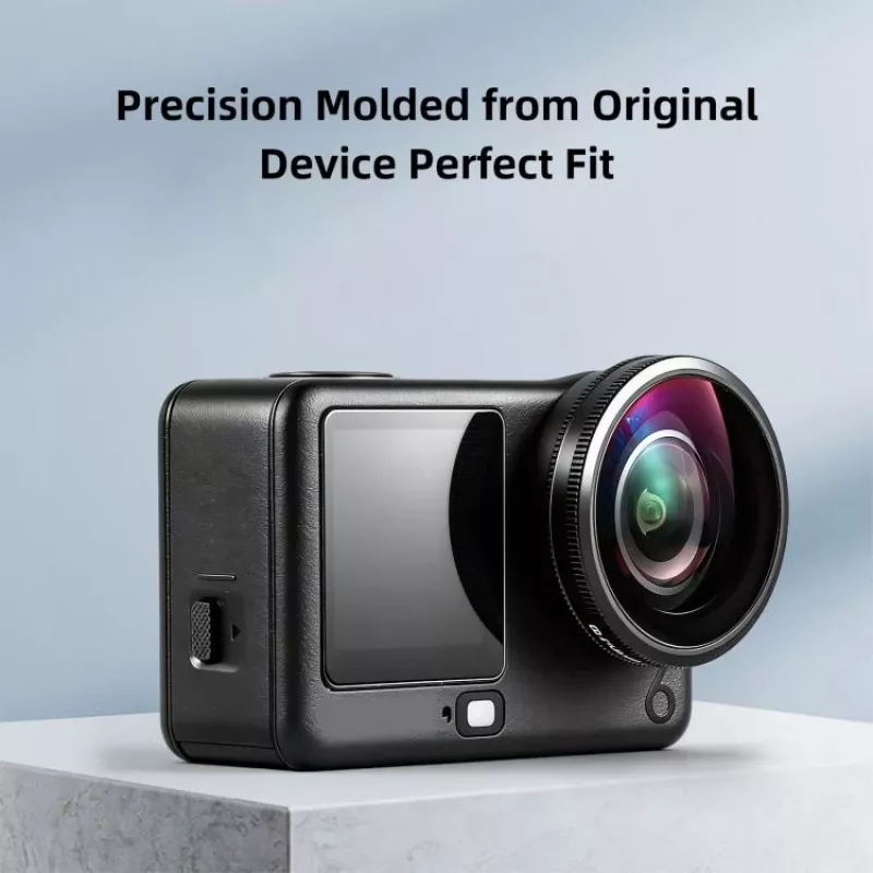 PULUZ širokouhlý objektív FOV Boost 185° pre DJI Osmo Action 6 / HD sklo / PU1103