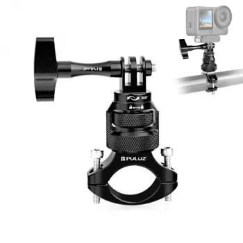 PULUZ PU796B 360° držiak na riadidlá pre motorku/bicykel pre GoPro SJCAM Xiaomi DJI