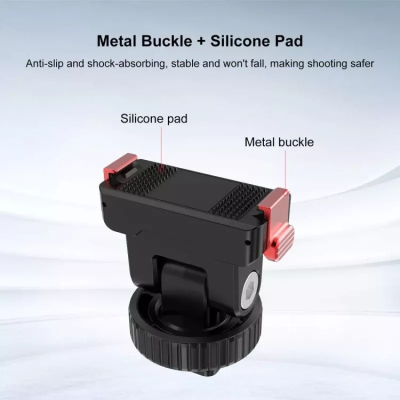 PULUZ PU1071B Magnetický držiak s rýchlouvoľnením 1/4 a ISO pre DJI Osmo Action 6 / Nano