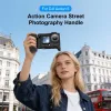 PULUZ rámový držiak + rukoväť + adaptér na kamerovú pätku pre DJI Osmo Action 6 / PU1096B
