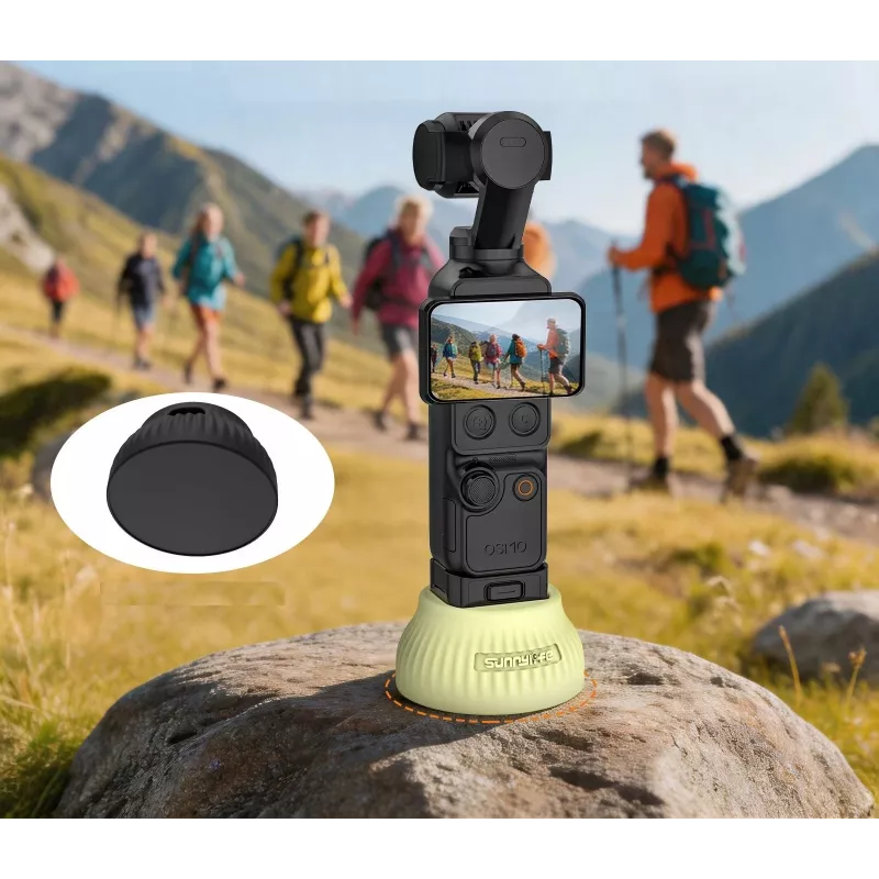 SUNNYLIFE OP4-DZ166-D Držiak so samolepiacou základňou pre DJI Osmo Pocket 3 / 4