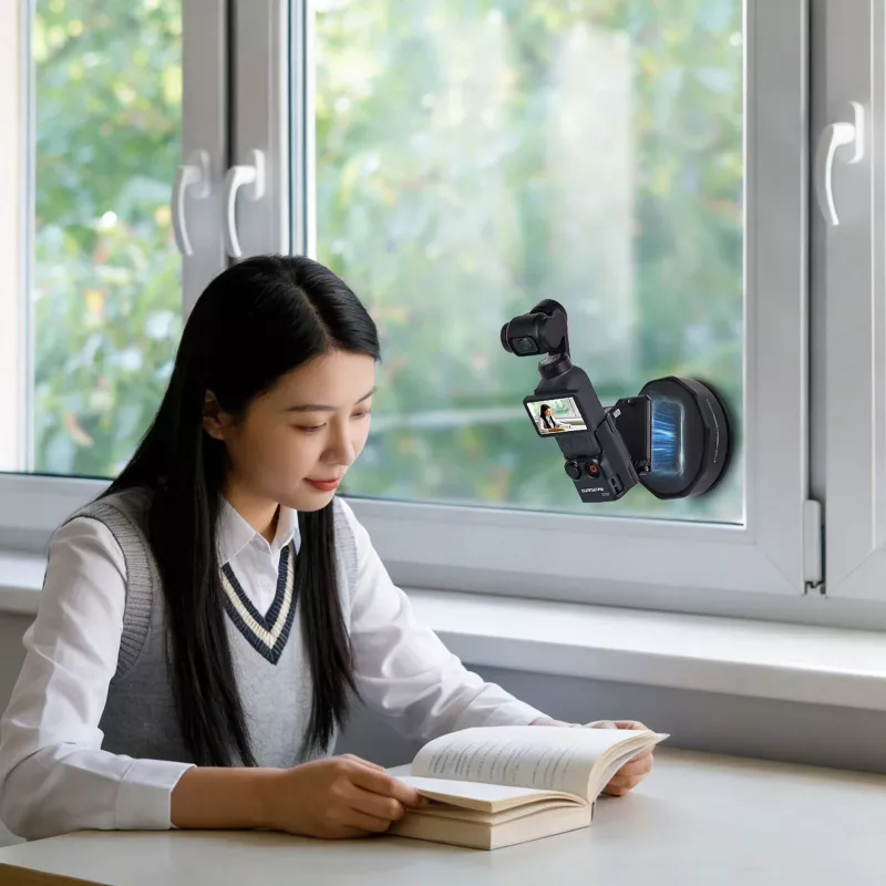 SUNNYLIFE magnetický adaptér držiaka stojan pre DJI Osmo Pocket 4 - čierny