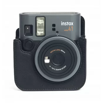 LOVEINSTANT 4-in-1 sada príslušenstva pre Fujifilm Instax Mini 41 - čierna taška, album, rámiky a samolepky