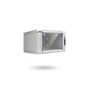 RACKTEL RL-6606WR-G 6U nástenný sieťový rozvádzač 600x600 mm Flat-Pack sivý