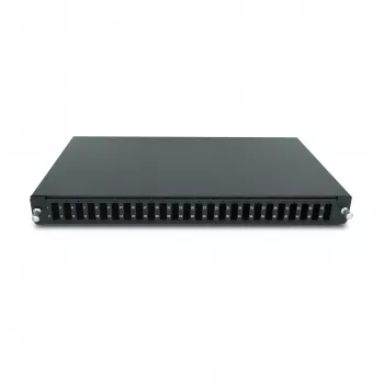 RACKTEL RL-PFWDPX24 24-portový SC duplex optický patch panel, 1U, čierny