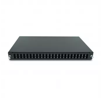 RACKTEL RL-PFWDPX24 24-portový SC duplex optický patch panel, 1U, čierny