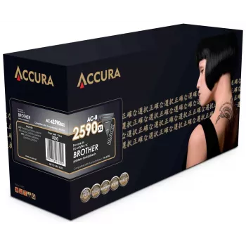 ACCURA kompatibilná tonerová kazeta náhrada za Brother TN-2590XL vysokovýkonná čierna