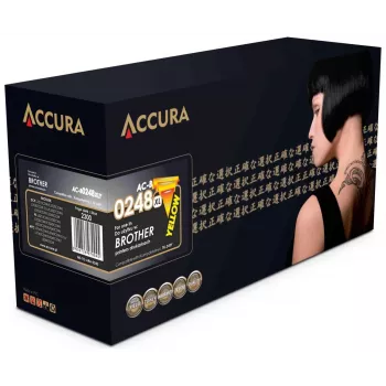 Accura Brother toner (TN-248XLY) náhrada - žltá High Yield