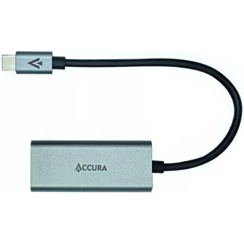 ACCURA USB-C na RJ45 Gigabit Ethernet adaptér, Space Grey