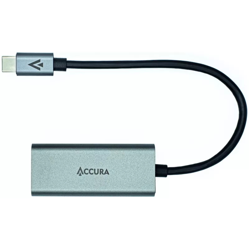 ACCURA USB-C na RJ45 Gigabit Ethernet adaptér, Space Grey