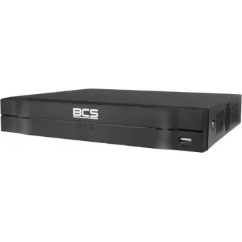 BCS 8-kanálový 4K PoE sieťový videorekordér NVR, 8 PoE portov, H.265+, 1 SATA HDD pozícia, BCS-L-NVR0801-4KE-8P(2L)