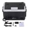 HCALORY D55M+ Car Cooler s Bluetooth, 55L, kompresor, -20°C až +20°C, DC 12V/24V, AC 100-240V, čierna