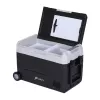HCALORY D55M+ Car Cooler s Bluetooth, 55L, kompresor, -20°C až +20°C, DC 12V/24V, AC 100-240V, čierna