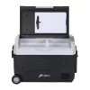 HCALORY D55M+ Car Cooler s Bluetooth, 55L, kompresor, -20°C až +20°C, DC 12V/24V, AC 100-240V, čierna