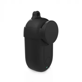 PULUZ silikónové ochranné puzdro s krytom objektívu pre Insta360 GO 3 – čierne