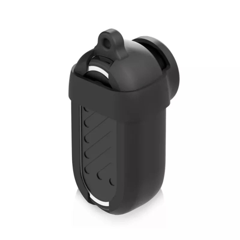 PULUZ silikónové ochranné puzdro s krytom objektívu pre Insta360 GO 3 – čierne