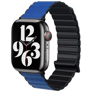 Beline Apple Watch Magnetic Pro remienok 42/44/45/49 mm čierna/modrá