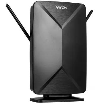VAYOX VA0248 interiérová/exteriérová DVB-T/T2 4K anténa so zosilňovačom a LTE 4G filtrom