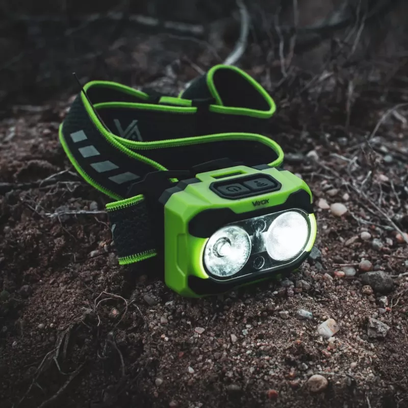 VAYOX TwinBeam Pro Series čelová lampa 600 lm IP44 VA0361